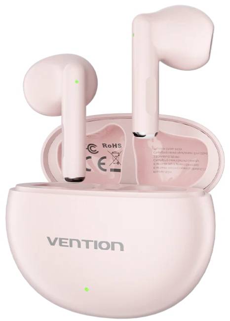 Фото - Навушники вкладиші бездротові TWS Vention Elf Earbuds E06 Pink (NBKP0)