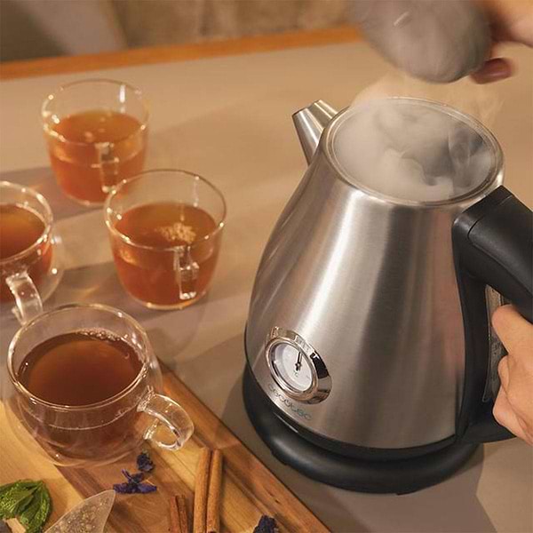 Фото - Електричний чайник Cecotec Thermosense 620 Retro Steel (CCTC-01458)