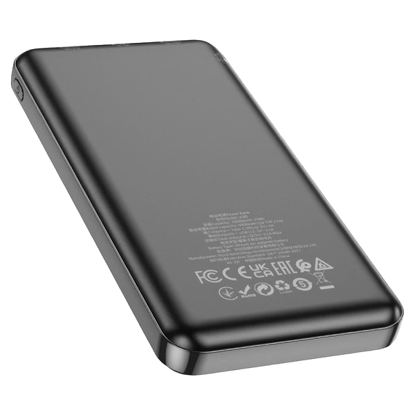 Фото - Батарея мобильная HOCO J100 High-Ranking 10000 mAh Black (714727)