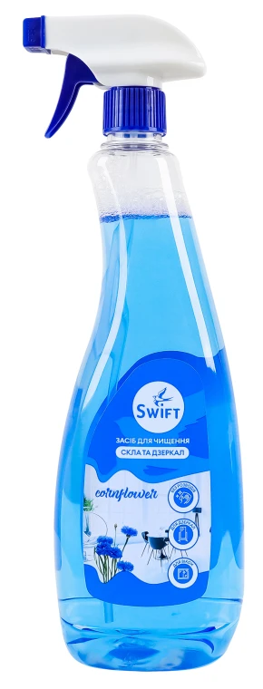Засіб для чищення скла SWIFT з ароматом волошки, 750мл