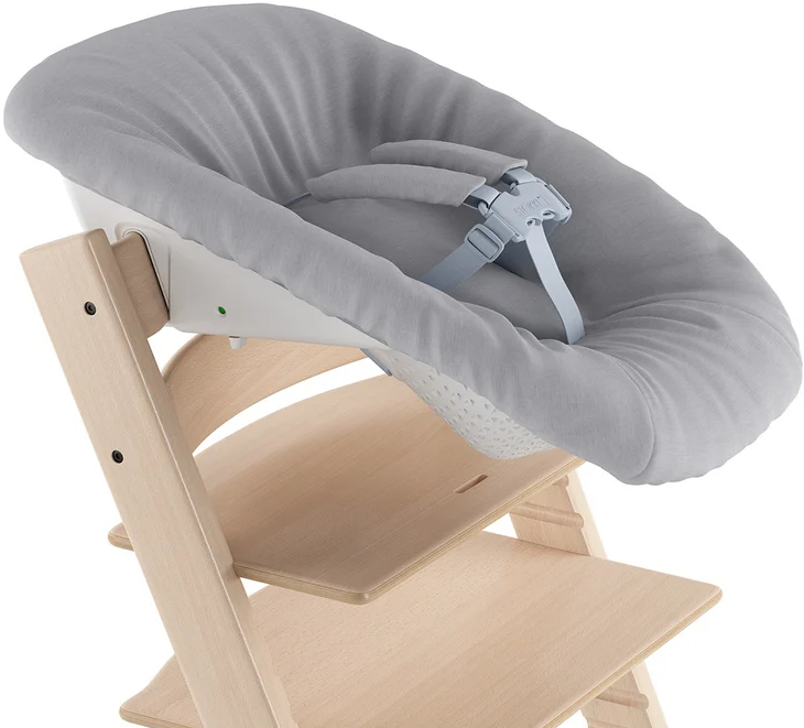 Стульчик для кормления классический Stokke кресло Tripp Trapp Newborn Grey