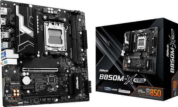 Фото - Материнська плата ASRock sAM5 AMD B850 (B850M-X R2.0)