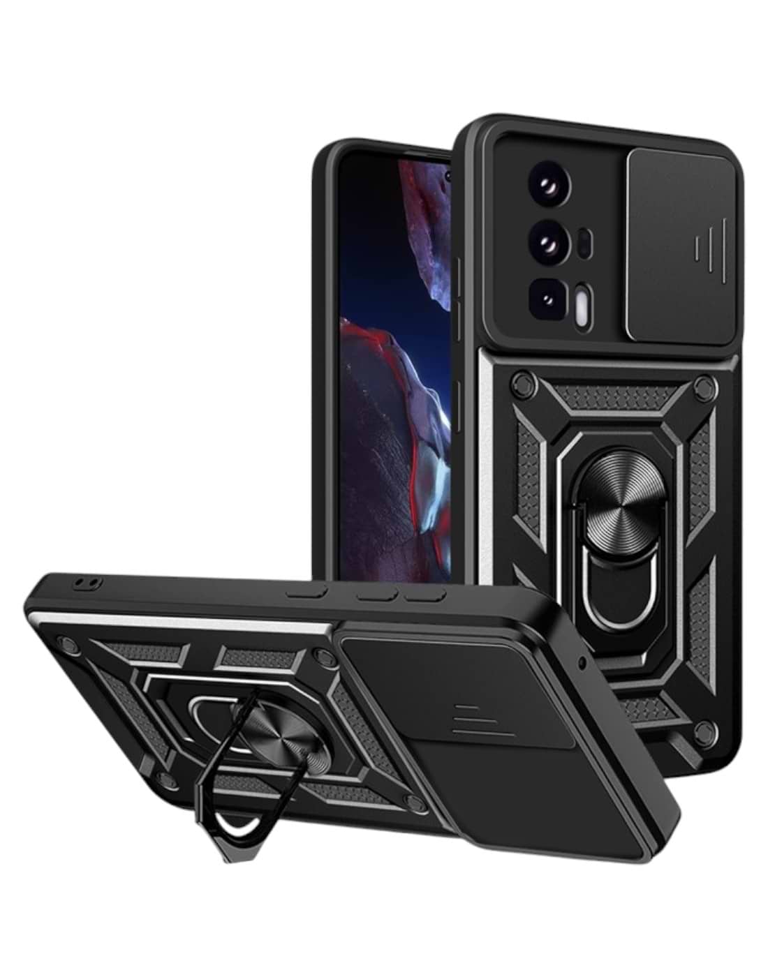 Чохол для смартфону BeCover Military for Poco F5 Pro Black (709997) - Фото 1