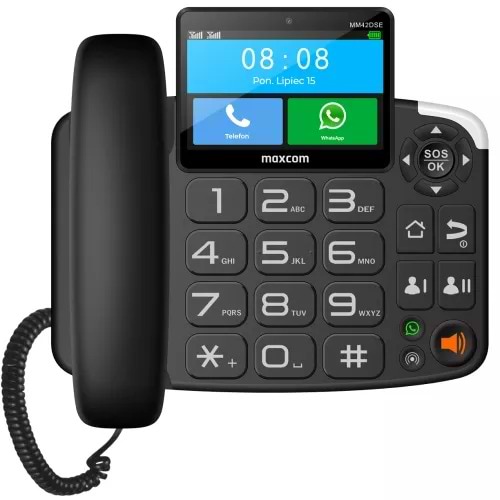 Фото - Телефон бездротовий Maxcom Comfort MM42D SE 4G Black