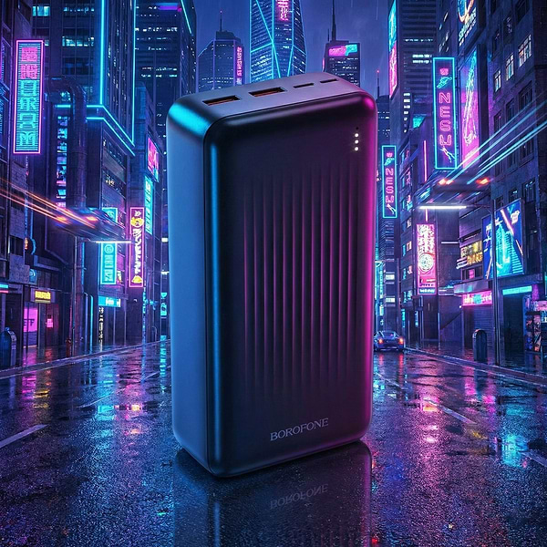 Фото - Батарея мобильная BOROFONE BJ80B Clever PD20W + QC22.5W 30000 mAh Black (714874)