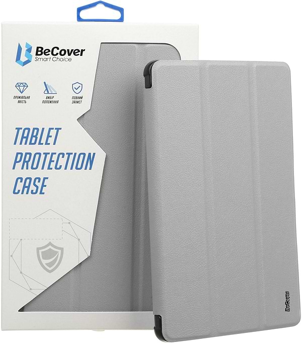 Фото - Чохол для планшета Becover Tri Fold Soft TPU Silicone for Apple iPad 10.9" (2022/2024)/iPad (А16) 2025 11" Gray (708521)