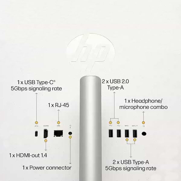 Фото - Комп'ютер-моноблок HP 27-cr0041ua (BV7Y3EA)