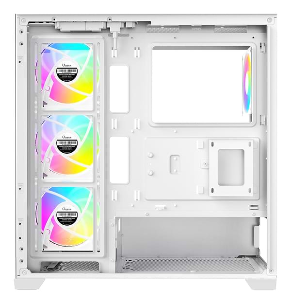 Фото - Корпус OCYPUS ATX W/O PSU GAMMA C72 WH ARGB (GAMMA-C72-WHD400XX-GL)