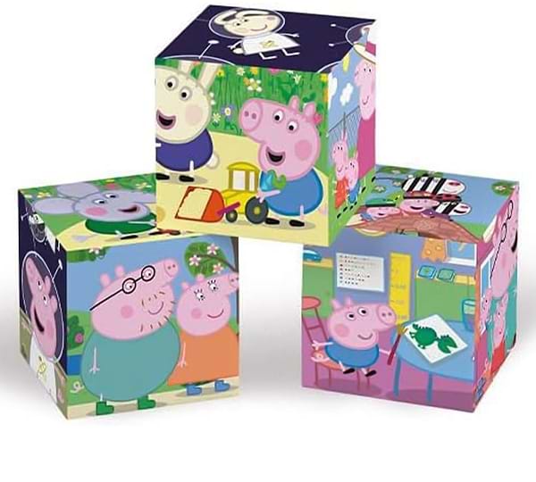 Фото - Кубики Clementoni Peppa pig 6 эл. (40659)