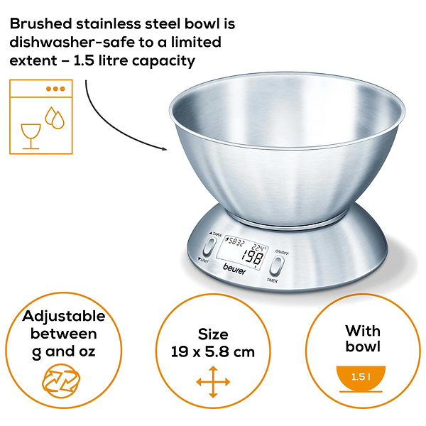 Фото - Ваги кухонні Beurer KS 54