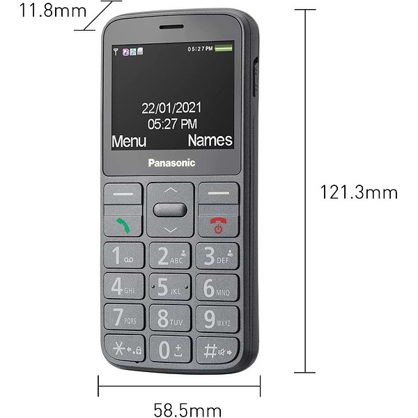 Фото - Мобільний телефон Panasonic KX-TU160EXG Gray