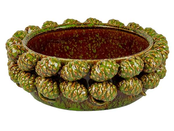 Фото - Кашпо Lefard Шишки 30х30х10 см зеленое (626-003) Фото - Кашпо Lefard Шишки 30х30х10 см зеленое (626-003)