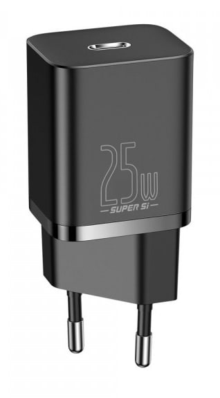Фото - Мережевий зарядний пристрій Baseus 1xUSB 25W USB-C+Cable Type-C (TZCCSUP-L01)