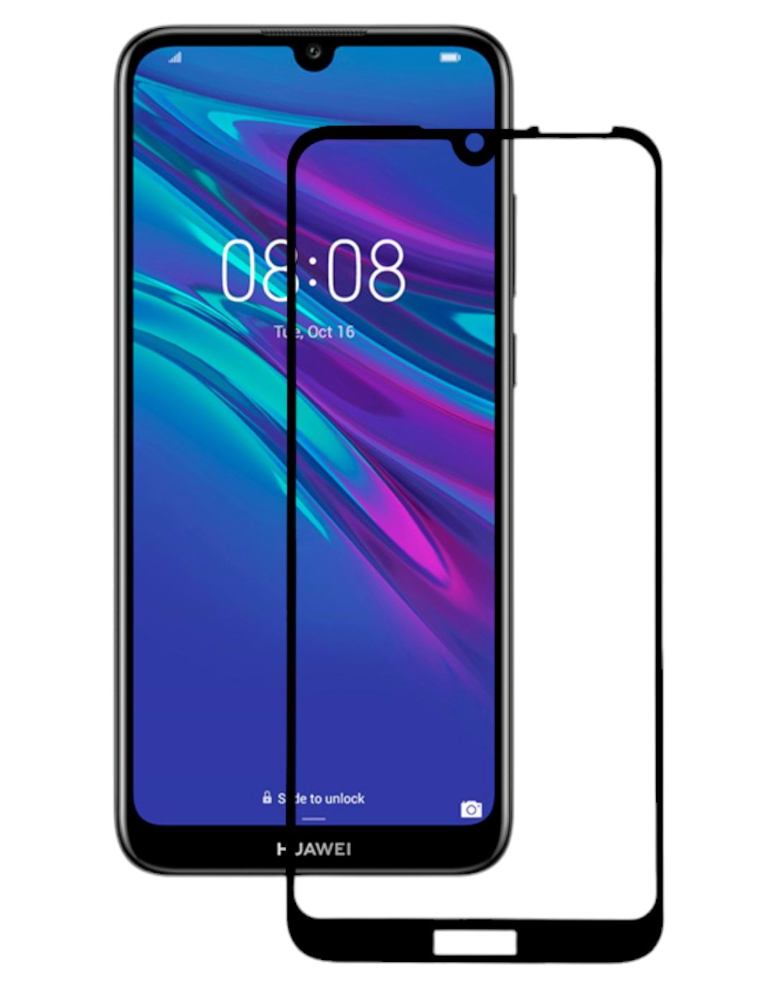 Захисне скло для смартфону BeCover Huawei Y6s 2020 Black (704676)