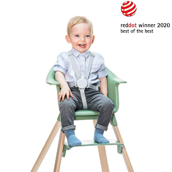 Фото - Стільчик для годування класичний Stokke Clikk White (552004)