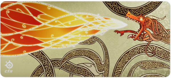 Купити Килимок для миші ігровий SteelSeries Qck XXL CS2 Edition (Dragon Lore) (63448) - Фото 1 Килимок для миші ігровий SteelSeries Qck XXL CS2 Edition (Dragon Lore) (63448) - Фото 1