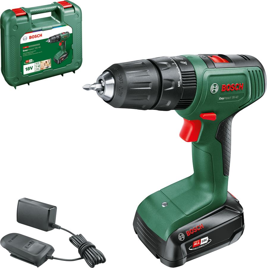 Дриль-шуруповерт Bosch EasyImpact 18V-40 (0.603.9D8.107)