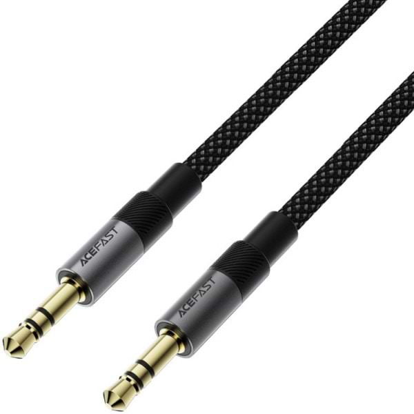 Фото - Кабель 3.5 мм - 3.5 мм AceFast AUX Audio TRS M/M 1м J10 Black (6974316285267)