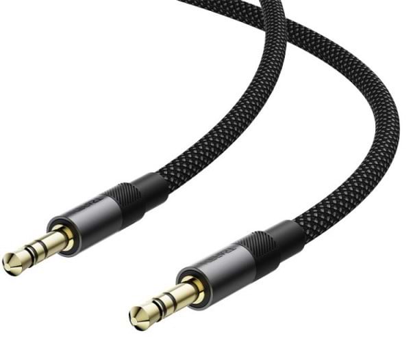 Фото - Кабель 3.5 мм - 3.5 мм AceFast AUX Audio TRS M/M 1м J10 Black (6974316285267)