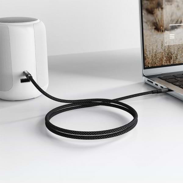 Фото - Кабель 3.5 мм - 3.5 мм AceFast AUX Audio TRS M/M 1м J10 Black (6974316285267)