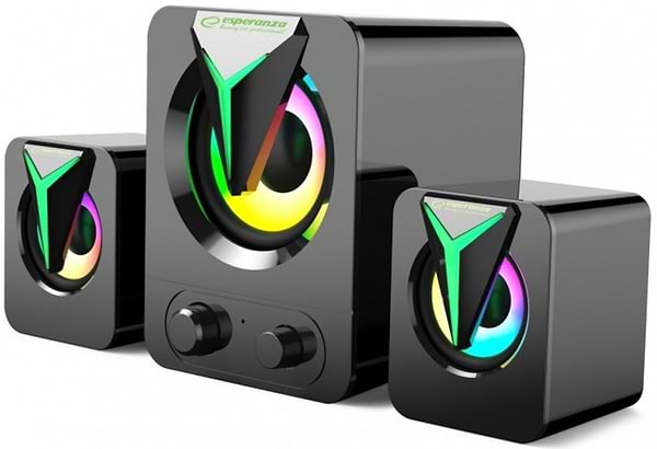 Фото - Компьютерная акустика 2.1 Esperanza Rainbow Soprano LED (EGS107)