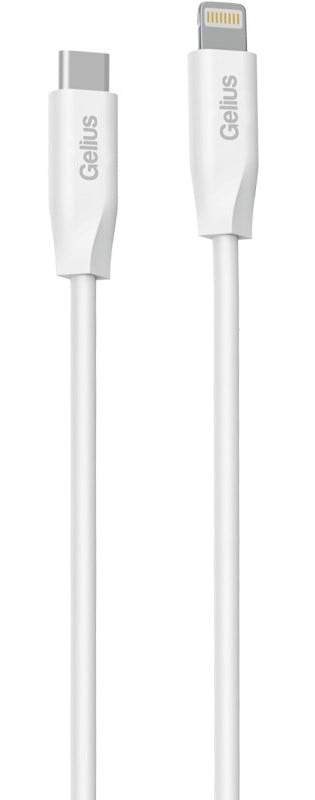 Кабель синхронізації даних Gelius One GP-UCN013 Type-C to Lightning 3A 27W (1m) White (100083) - Фото 1