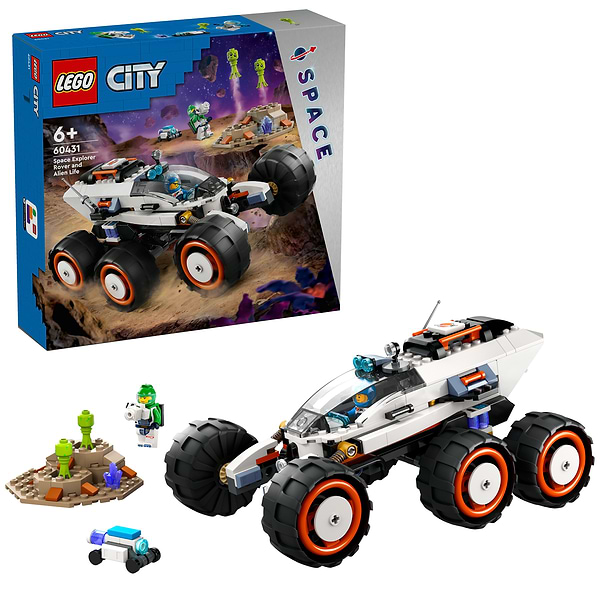 Фото - Конструктор LEGO City Космічний дослідницький всюдихід й інопланетне життя (60431)