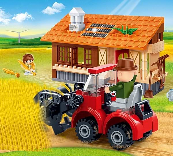 Фото - Пластиковий конструктор Banbao
"Екоферми" (162 Ел.) Пшеничне поле (8583)