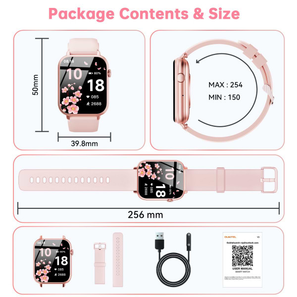 Фото - Смарт-годинник OUKITEL V3 Pink