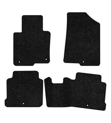 Коврики ворсовые в салон авто EVAtech Standard для Hyundai Sonata (LF) Hybrid 2014-2019 7 поколение Sedan USA черный кант HY43551PGZ4KH5VEB