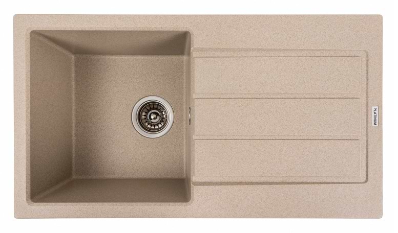 Мойка кухонная Platinum 7843 SOLID матовий Сафарі