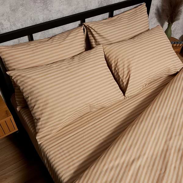 Фото - Комплект постельного белья Moon&Star Бязь Gold Люкс Sand Lines 143х210 см нав. 4х70х70 (MS-820009749)