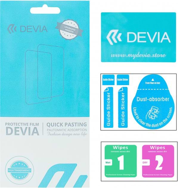 Фото - Защитная пленка для смартфона DEVIA for Samsung S23 Plus  двухсторонняя (DV-SM-S23PFB)