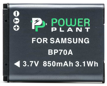 Акумулятор для фотокамери PowerPlant Samsung BP70A 850mAh (DV00DV1261)