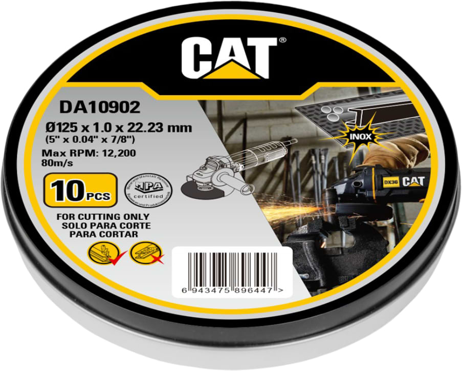 Круг відрізний по металу CAT 10 шт. (DA10902)