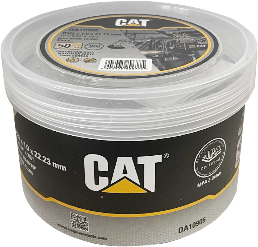 Круг відрізний по металу CAT 50 шт. (DA10905)