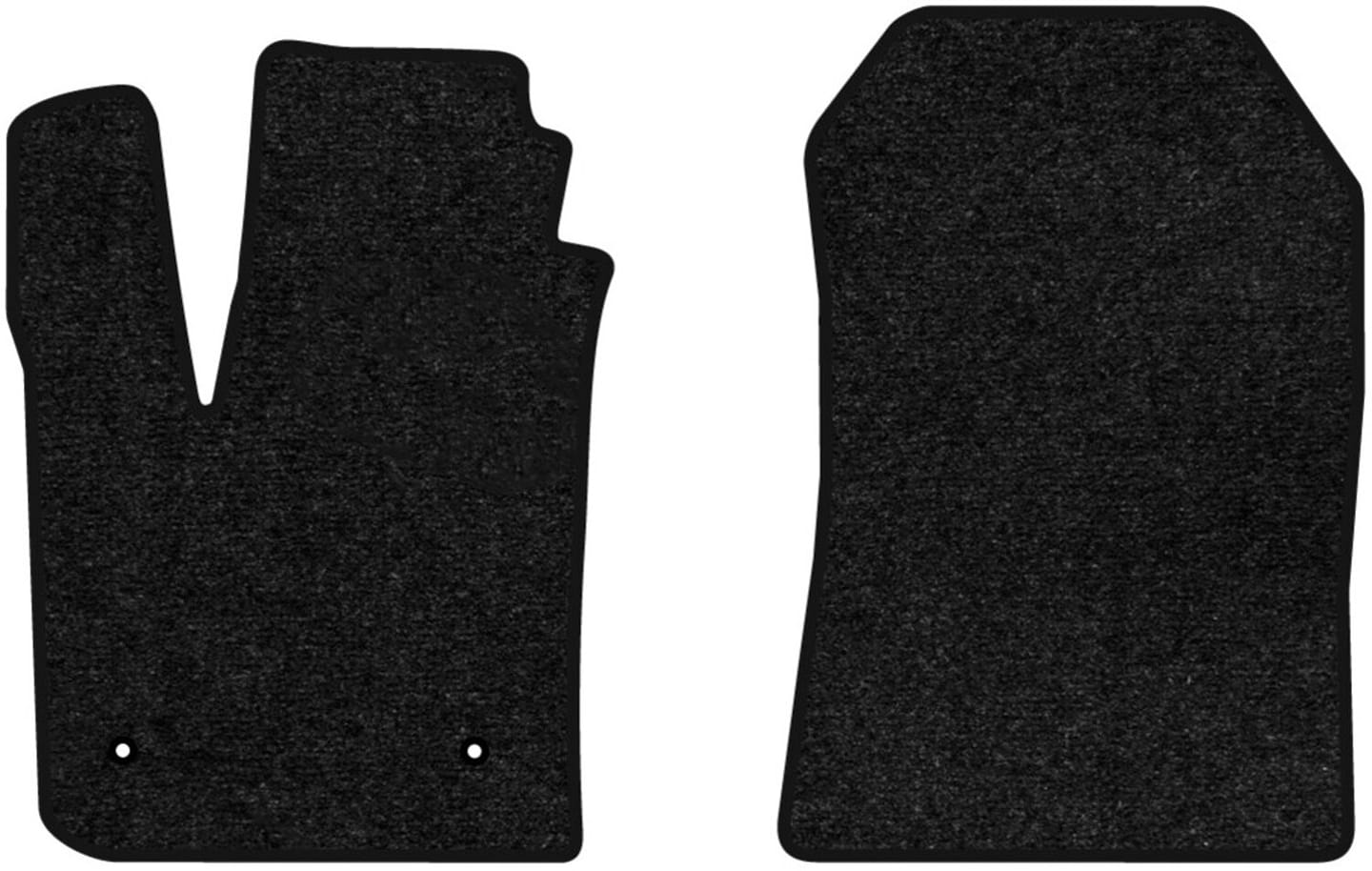 Килимки ворсові в салон авто EVAtech Standard для Dacia Lodgy 5 seats 2012 1 покоління Minivan EU чорний кант DA12975AV2CP2VEB