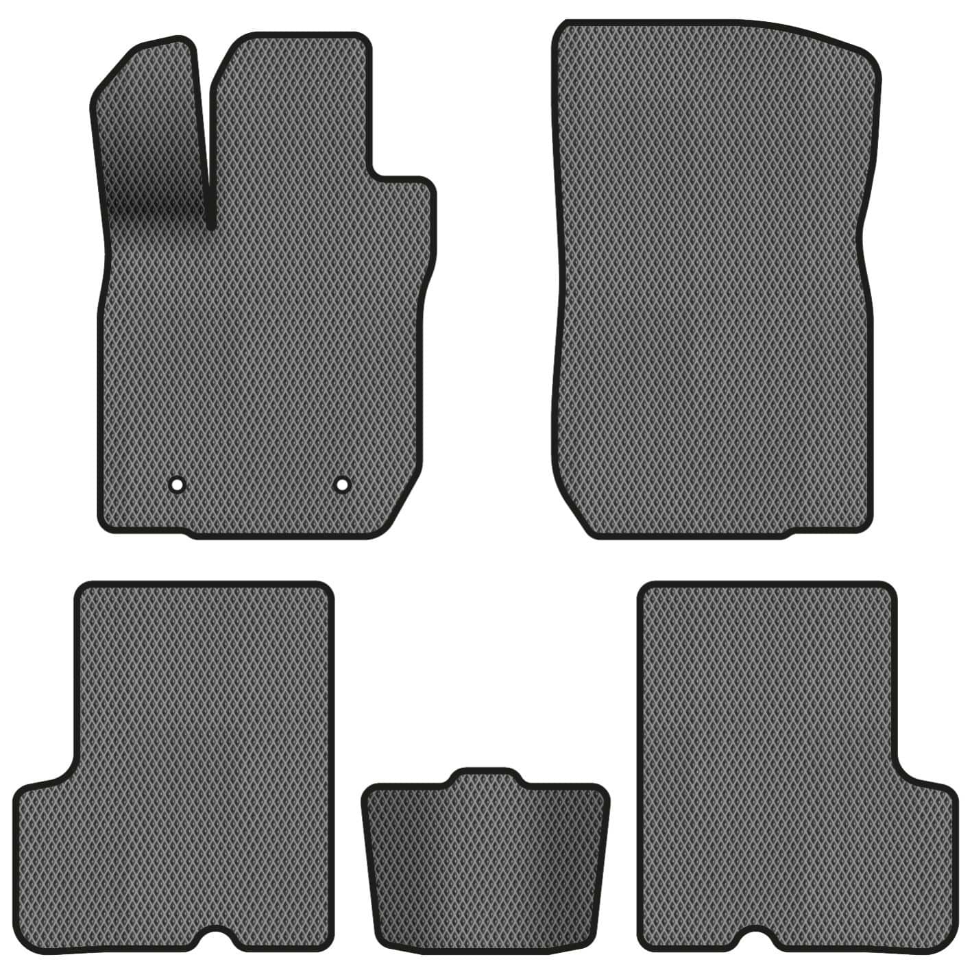 EVA коврики в салон авто EVAtech для Logan MCV Dacia 2006-2012 1 поколение Combi EU DA31637C5AV2RGB