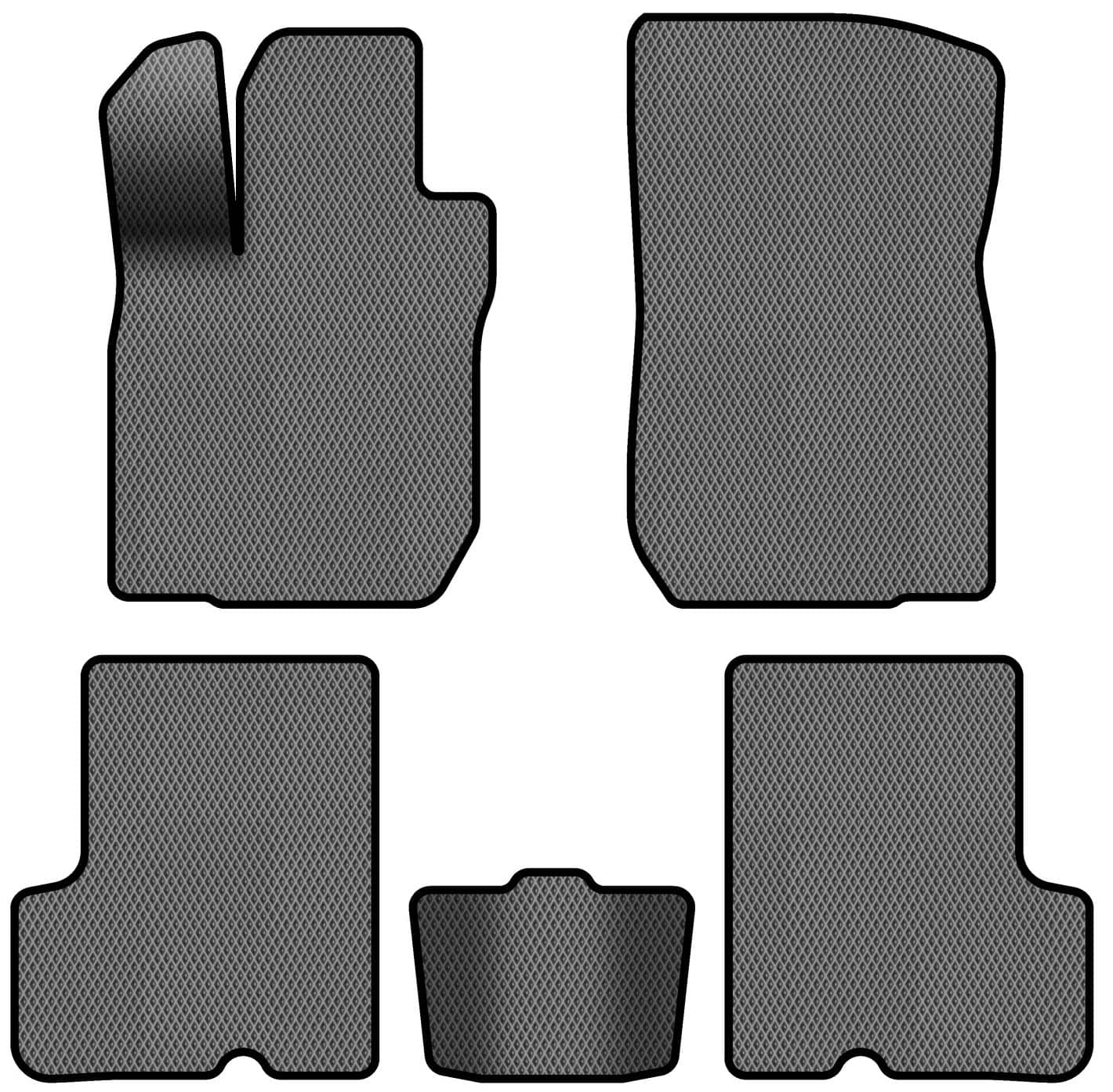 EVA коврики в салон авто EVAtech для Logan MCV Dacia 2006-2012 1 поколение Combi EU DA31637C5RGB