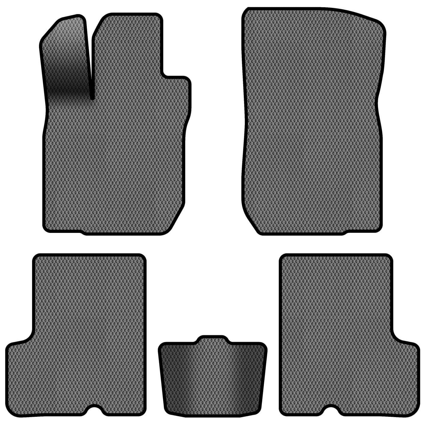 EVA коврики в салон авто EVAtech для Logan MCV Dacia 2006-2012 1 поколение Combi EU DA31657C5RGB