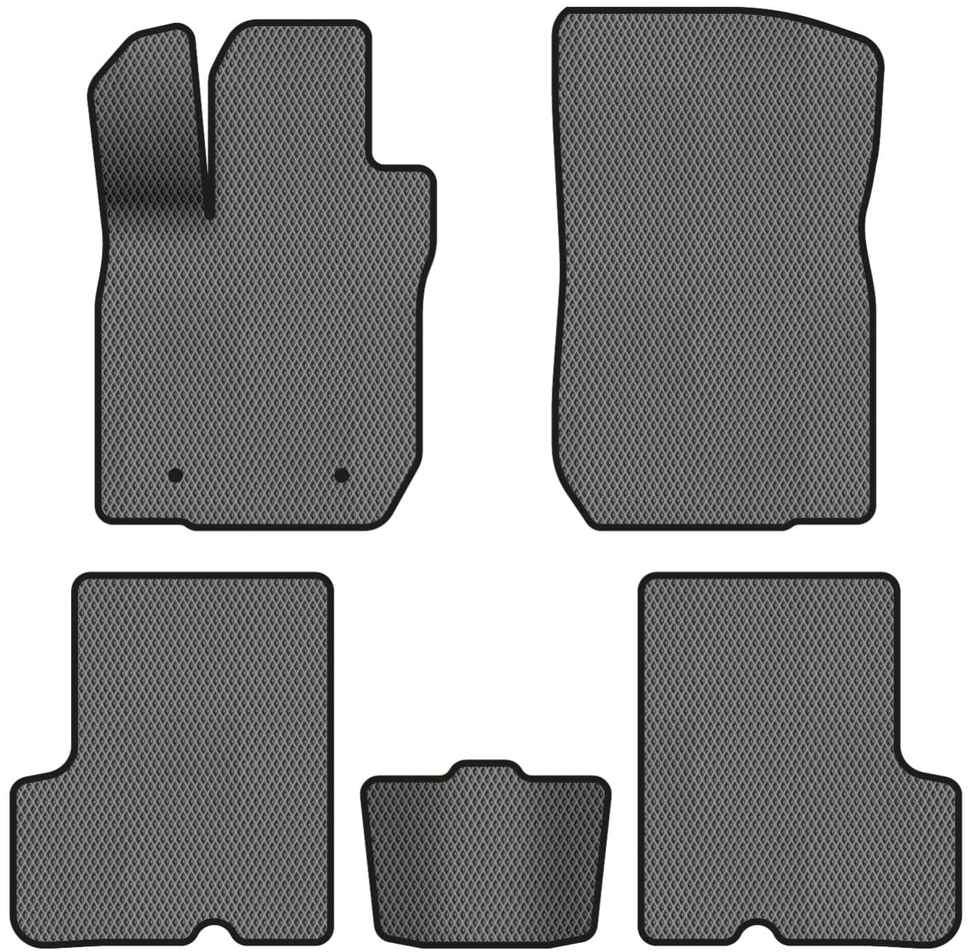 EVA коврики в салон авто EVAtech для Logan MCV Dacia 2006-2012 1 поколение Combi EU DA31657C5RN2RGB