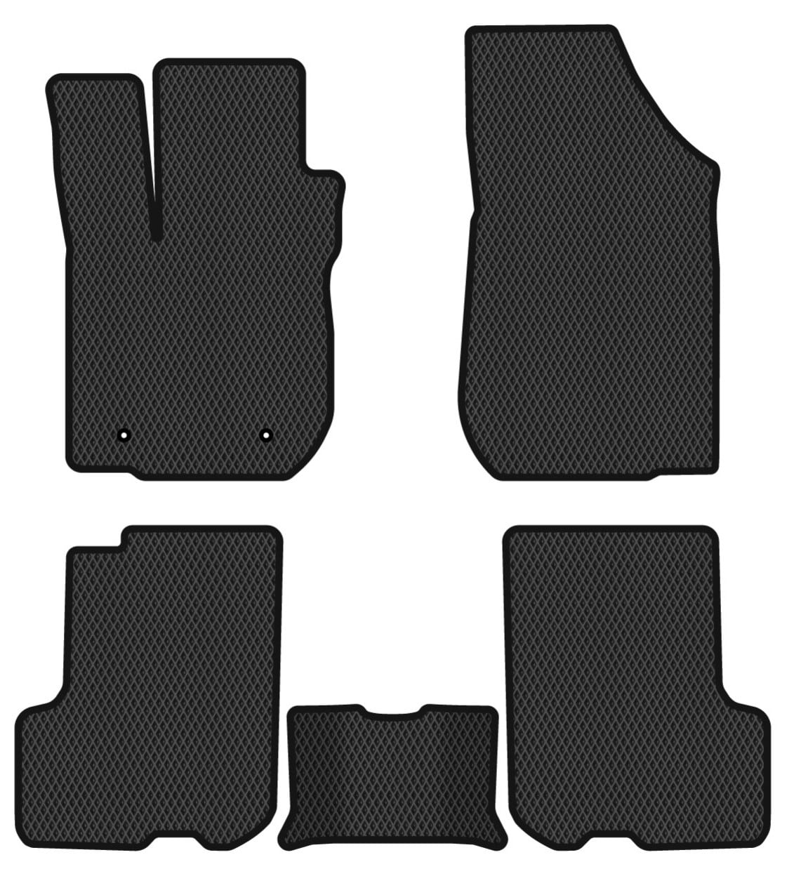 EVA коврики в салон авто EVAtech для Logan Dacia 2012-2016 2 поколение Combi EU DA33362CV5CP2RBB