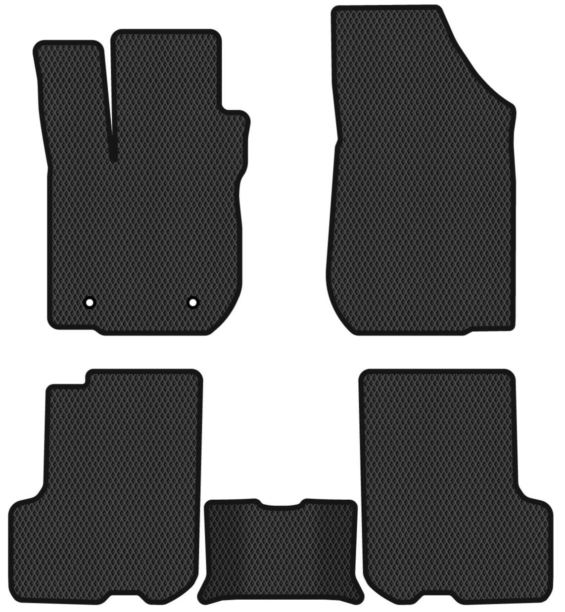 EVA коврики в салон авто EVAtech для Logan Restyling Dacia 2016-2022 2 поколение Combi EU DA33364CV5AV2RBB