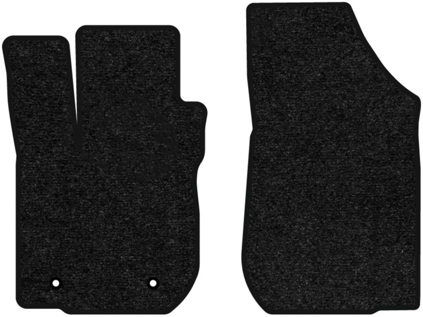 Килимки ворсові в салон авто EVAtech Standard для Dacia Logan Restyling 2016-2022 2 покоління Sedan EU чорний кант DA33365AV2AV2VEB