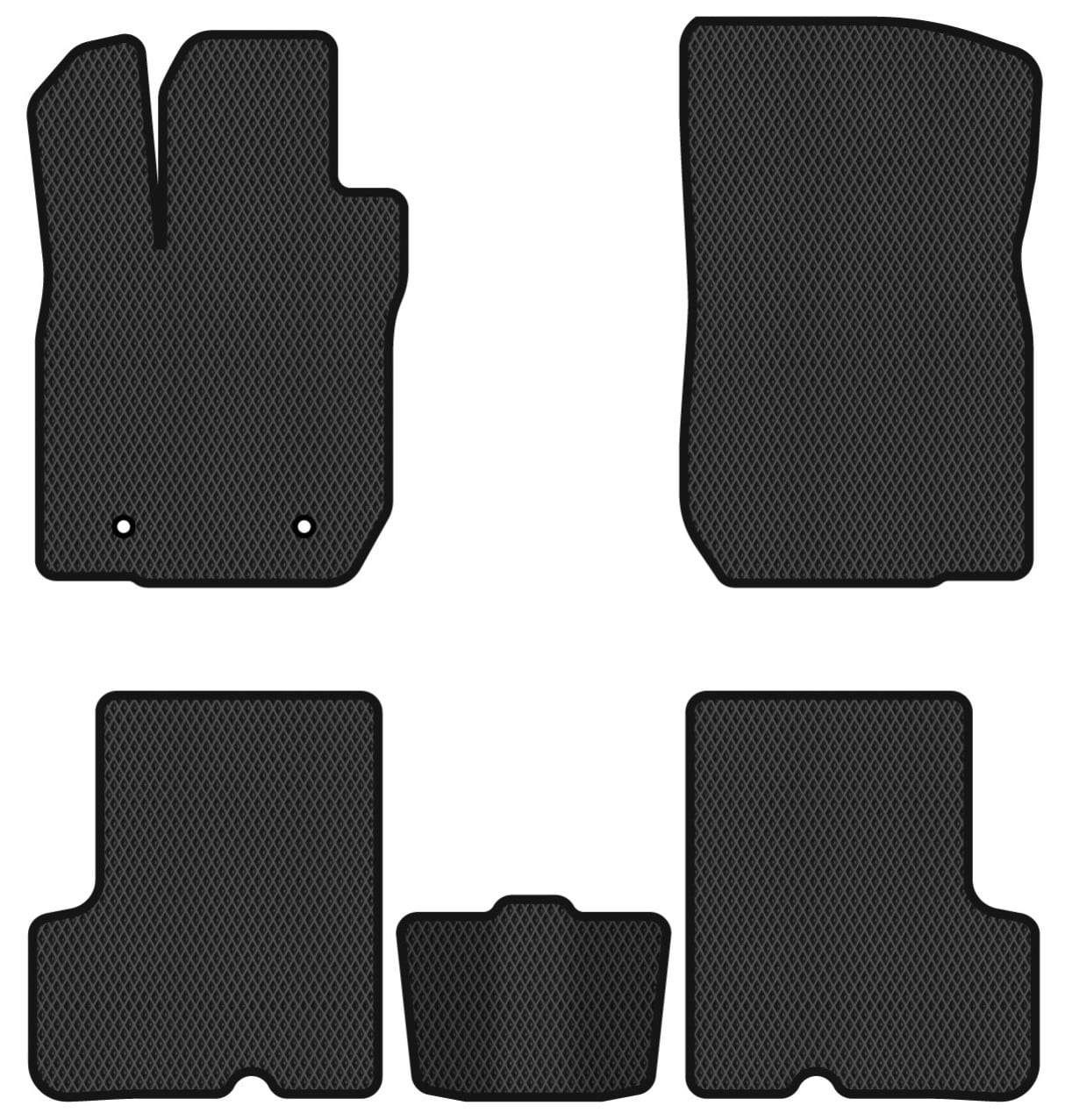 EVA килимки в салон авто EVAtech для Logan Dacia 2004-2012 1 покоління Sedan EU DA33512C5RBB