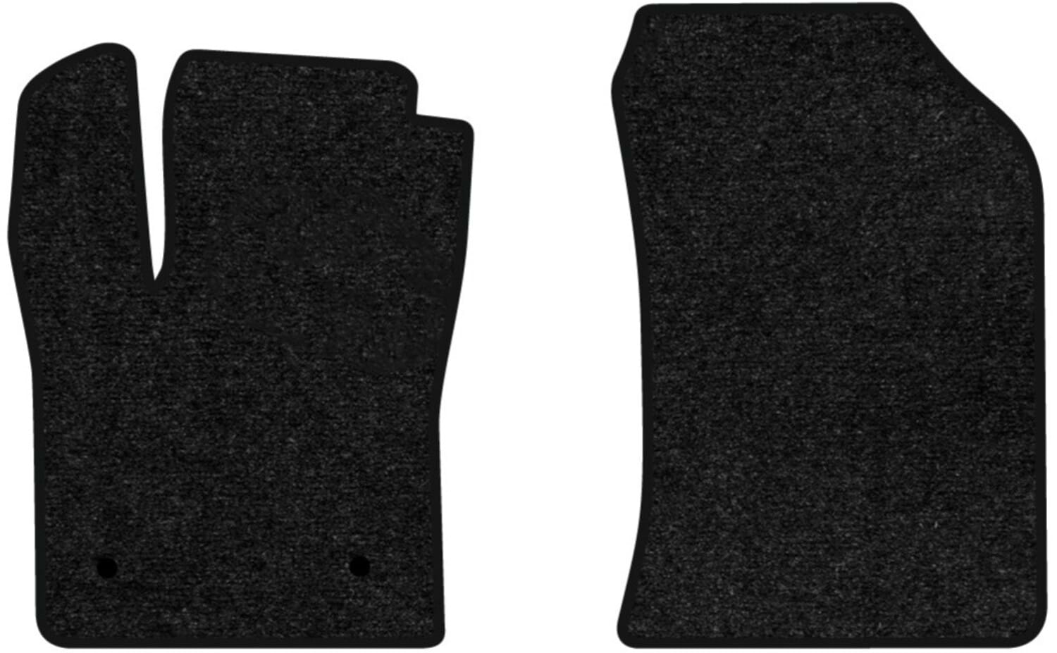 Коврики ворсовые в салон авто EVAtech Standard для Dacia Dokker 2012-2021 1 поколение Minivan EU черный кант DA44139A2RN2VEB