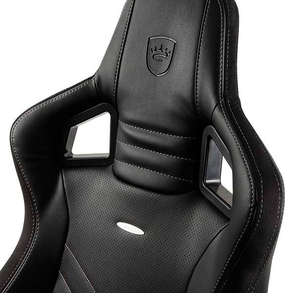 Фото - Крісло для геймерів Noblechairs EPIC Black/Gold (NBL-PU-GOL-002)