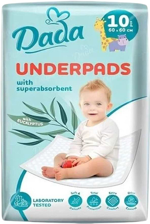 Одноразова пелюшка Dada 60х60 10 шт. (4820174981532)