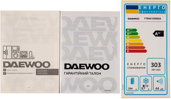 Фото - Уценка - Холодильник Daewoo FTM451EDR0UA
