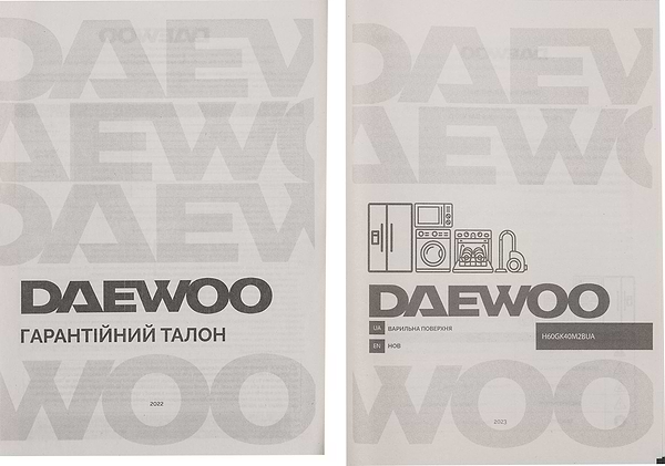 Фото - Варочная панель газовая Daewoo H60GK40M2BUA